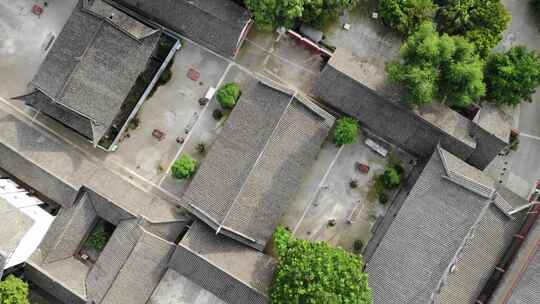 成都千年古寺成华区龙潭寺古寺寺庙航拍