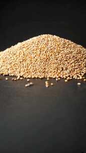 黄米食材微距特写