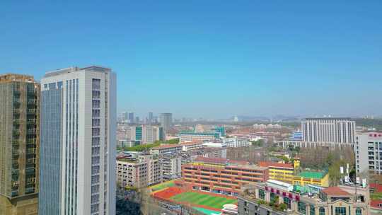 南京市玄武区城市风景航拍素材视频素材模板下载