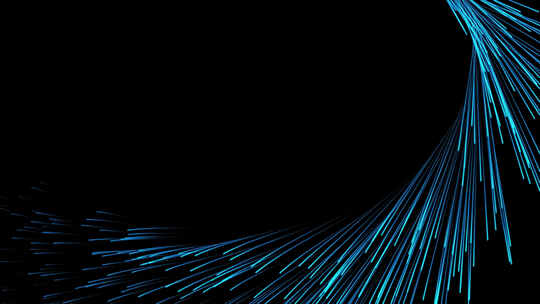 带通道 蓝色粒子 科技蓝色生长粒子光线