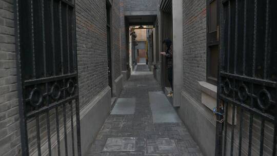 老上海的街道，弄堂