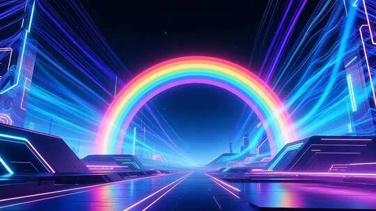 动态缤纷彩虹合集4K