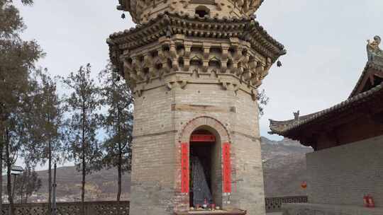 山西长治浊漳河谷原起寺古建筑分镜素材