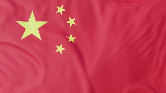 4k红旗飘扬循环