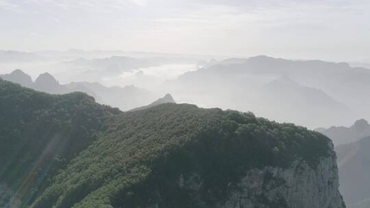 航拍山西旅游胜地太行山脉60帧原素材