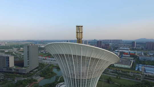 武汉光谷航拍新能源研究院俯拍
