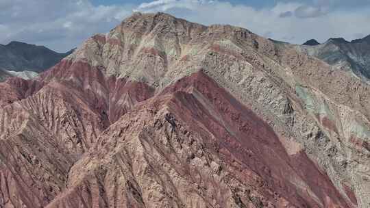 乌恰天山昆仑山交汇地貌航拍