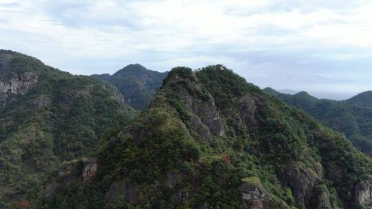 航拍浙江建德大慈岩景区