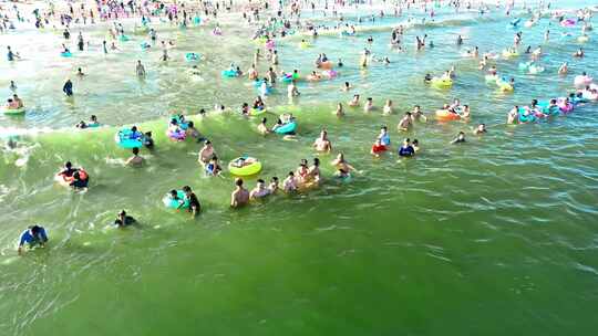 广东阳江海陵岛旅游风光航拍