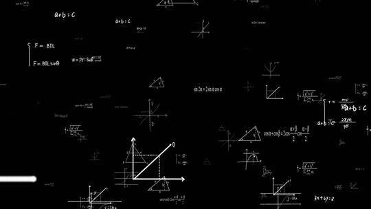 科学公式方程式数学公式视频素材模板下载