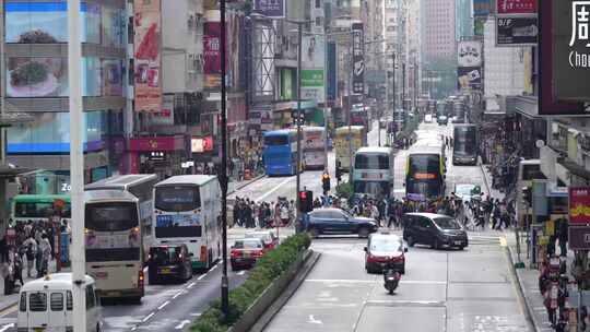 香港车流延时