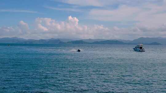 深圳小梅沙旅游景点美丽的海滨栈道背仔角