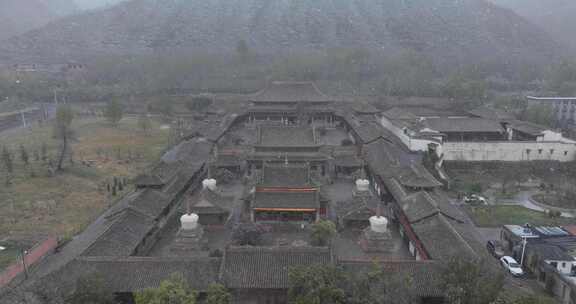 瞿昙寺 瞿昙寺雪景