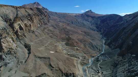 航拍盘山公路