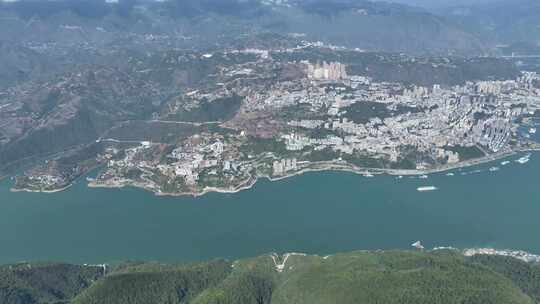 长江三峡巫山段素材