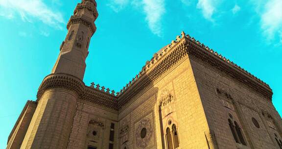 开罗苏丹哈桑清真寺的一角
