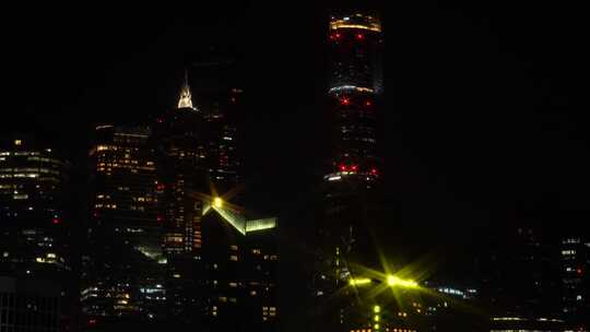 上海中心 环球金融中心 上海CBD 城市空境视频素材模板下载