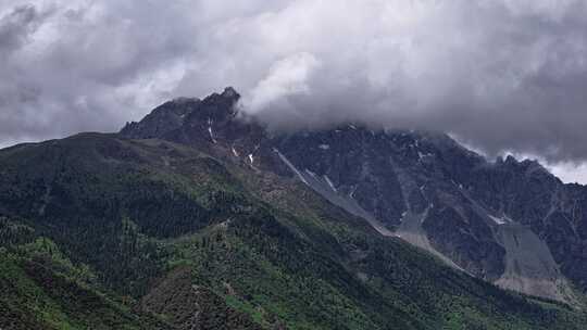 西藏察隅县大山航拍