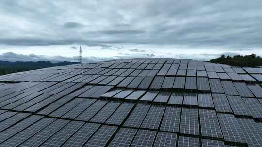 新能源太阳能发电场视频素材模板下载