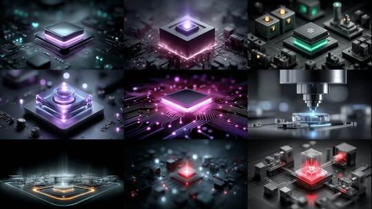 赋能未来人工智能芯片创新动力高清在线视频素材下载