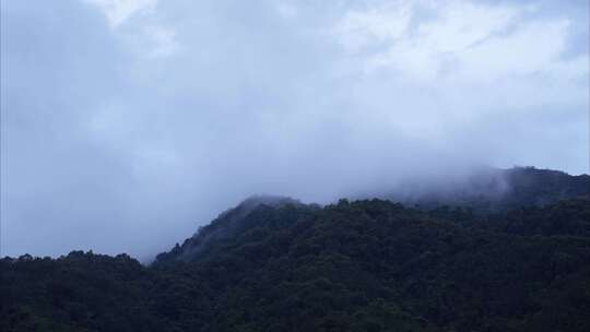 2023广东茂名高州大山蓝天白云延时