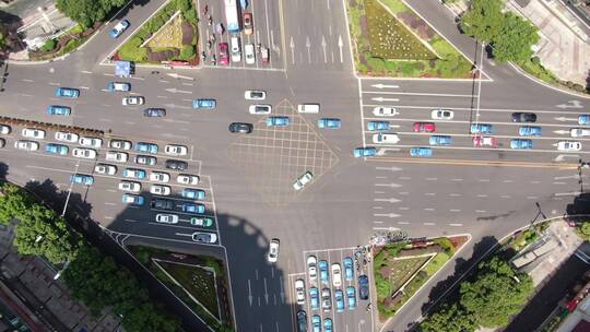 城市交通高架立交桥航拍视频素材模板下载