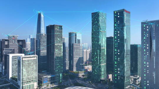 科技城市特效-智慧城市科技深圳