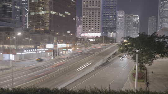 香港马路交通延时视频素材模板下载