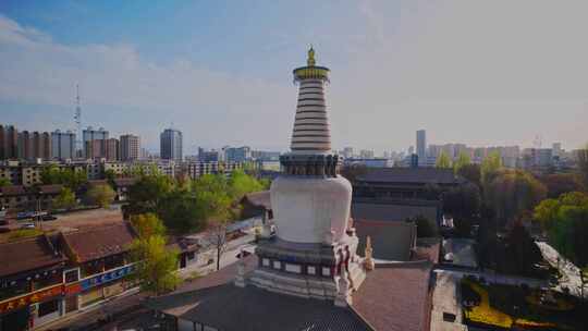 张掖大佛寺【8K航拍】