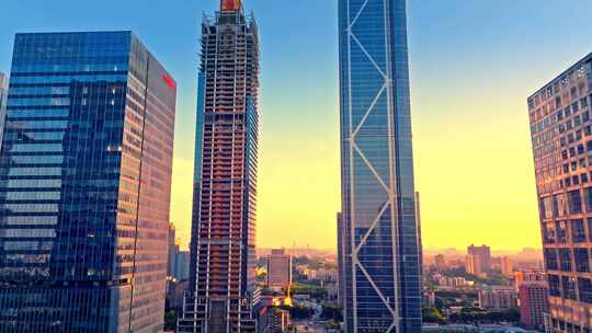 广州海珠区琶洲高新区夜景