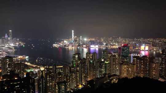 香港夜景航拍