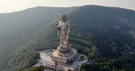 无锡灵山胜境灵山大佛航拍