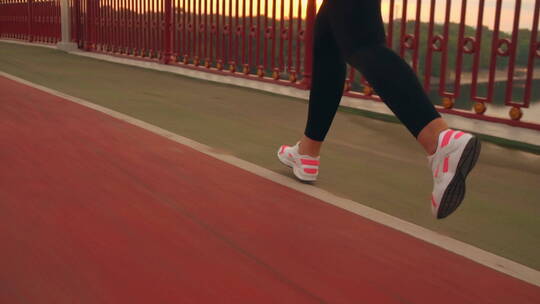 健身跑步视频素材