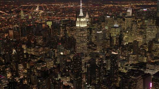 纽约金融中心的景观