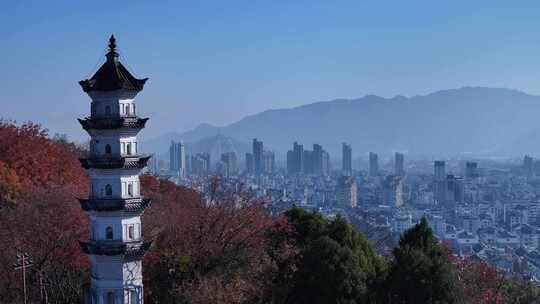 台州临海台州府城巾山塔群