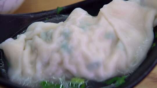 海鲜水饺鲅鱼水饺视频素材模板下载