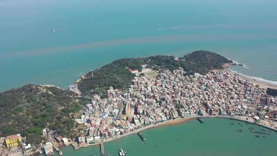 漳州市龙海区港尾镇浯屿岛海钓基地海景航拍