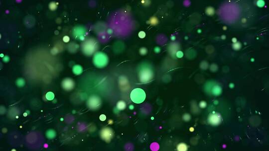 绿色自然光斑粒子