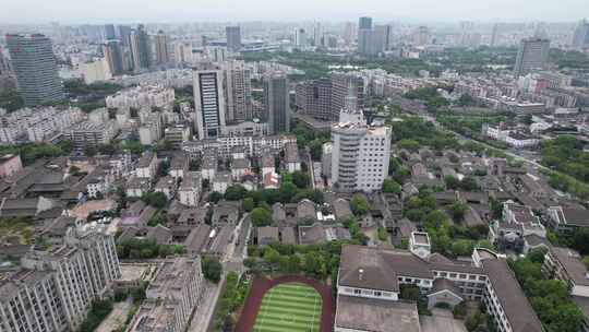 浙江宁波天封塔古建筑航拍