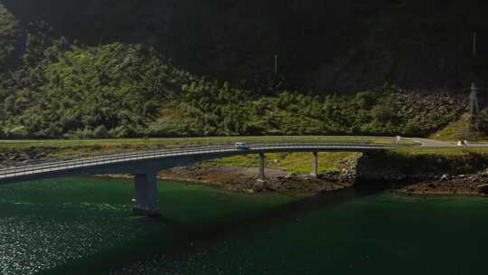 Bridge， Lofoten，岛屿，挪