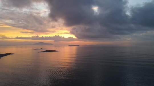 平潭海边龙王头沙滩航拍