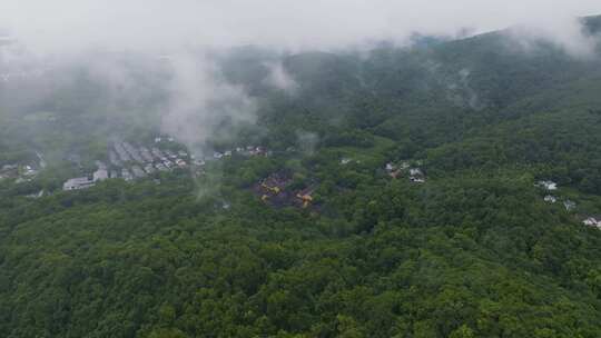 杭州西湖灵隐景区三天竺航拍