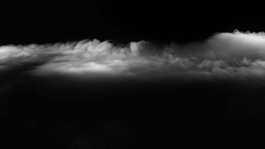 4K 烟雾 流动 抽象 黑白 水墨  迷雾 光影  抽象艺术水墨 