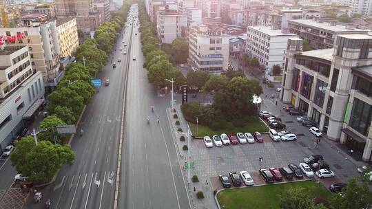 航拍衡阳船山大道