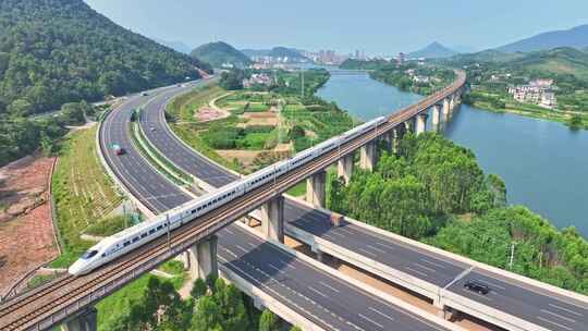 中国 高铁 动车 和谐号 复兴号 唯美