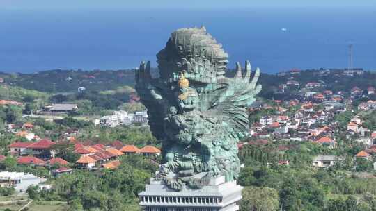 神鹰广场航拍巴厘岛印度尼西亚东南亚印尼