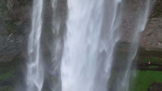 冰岛著名瀑布景点航拍