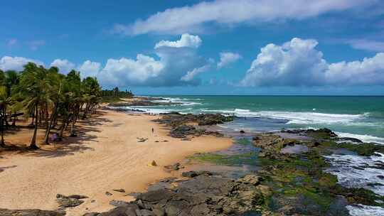 巴西东北部的热带旅游目的地。萨尔瓦多巴伊亚巴西。