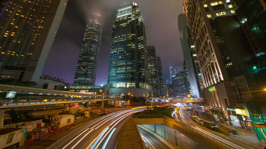 城市 交通 延时摄影 都市 夜晚