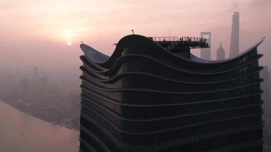 上海北外滩 城市风光航拍